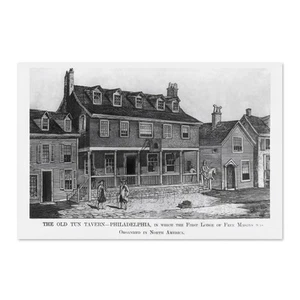 1904 The Old Tun Tavern Brewery in Philadelphia Photo Print Poster Wall Art - Picture 1 of 40