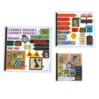 LEGO Sticker Sheet 76457 From Harry Potter Hogsmeade Village - New IN HAND - Image 1 of 4