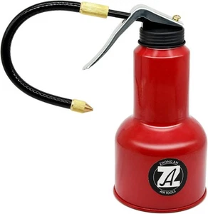 500ML Metal High Pressure Feed Oil Spray Gun Bottle Can with Red - Picture 1 of 7