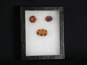 Tres cestas Apache miniatura con cuentas de Tu Moonwalker c.1980s - Imagen 1 de 2