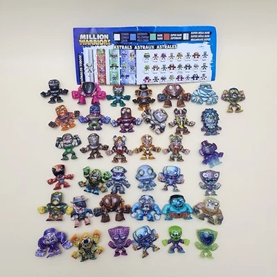 MILLION WARRIORS (Spin Master 2021) LOTE DE 37 comunes poco comunes raros y SUPER RAROS Foto 1 de 4