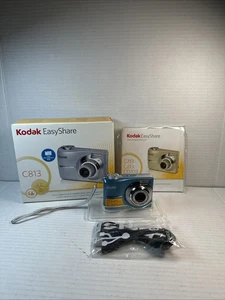 *PER RICAMBI* Fotocamera digitale originale Kodak EasyShare C813 Teal **LEGGI**  - Foto 1 di 10