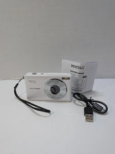 VIVITAR PopSnap Digital Camera VEC S124 2.4" Screen 1080 HD - WHITE - TESTED - Picture 1 of 5