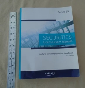 Uniform Investment Adviser Law Exam SERIES 65 11th Edition Kaplan PAPERBACK - Bild 1 von 13