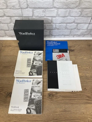 Vintage Retro Wordperfect Handbook Manuals for Windows 3.0 Dated 1991 - Image 1 of 4