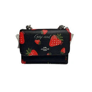 Coach Mini Klare Crossbody With Wild Strawberry Print Bag - Picture 1 of 12