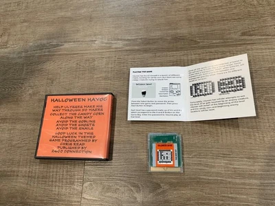 HALLOWEEN HAVOC Brand New Game Boy Homebrew Gameboy 2024 CIB box manual - Image 1 of 2