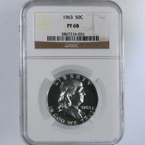 Franklin 50C 1963 certificado NGC PF68 - Imagen 1 de 4
