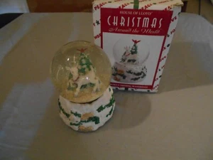1994 House of Lloyd Christmas Large Musical Snow Globe in Box Vintage - Picture 1 of 5