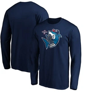 Washington Nationals 2019 World Series Champions Trophy Shark Long Sleeve Shirt - Picture 1 of 4