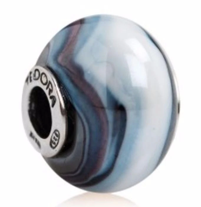 CUENTAS DE CRISTAL DE MURANO AUTÉNTICAS ORIGINALES TEDORA VETRO ESTERLINA ARGENTO 925 mg 278 Foto 1 de 1