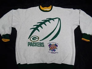 SUDADERA BORDADA GREEN BAY PACKERS NFL SUPER BOWL XXXI 31 DE LEGENDS XL - Imagen 1 de 8