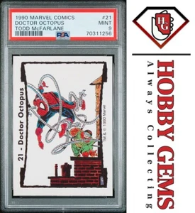 SPIDER-MAN DOCTOR OCTOPUS PSA 9 1990 Marvel Comic Images Todd McFarlane #21 - Picture 1 of 2