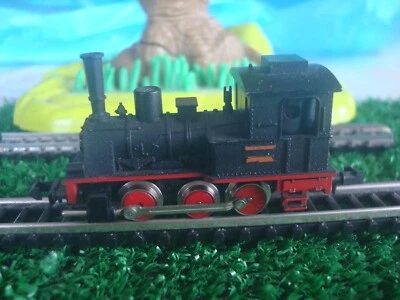 Locomotora  Vapor Tenderlok T3 Minitrix  ,  Función OK !.  Spur N - Imagen 1 de 4