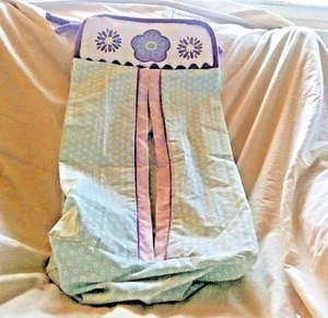 Carter's Zoo Collection Baby Diaper Stacker Nursery Purple Flowers No Cardboard - Picture 1 of 3