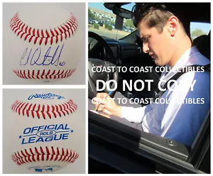 Cal Quantrill Cleveland Guardians San Diego Padres signierter Baseball Echtheitszertifikat Beweis - Bild 1 von 3