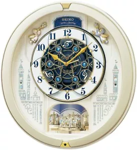 SEIKO Karakuri Wall Clock RE579S New in Box From Japan - Picture 1 of 5