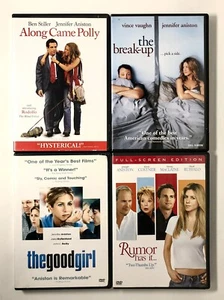 4 DVD Jennifer Aniston Lot. Breakup. Good Girl. Along Came Polly. Rumor Has It. - Foto 1 di 1