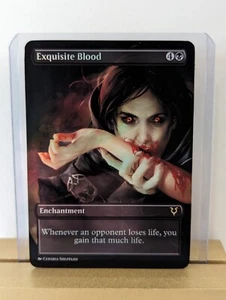Exquisite Blood Foil Custom sticker on bulk MTG Commander - Picture 1 of 2