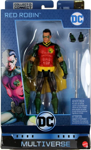 DC Multiverse ~ 6" RED ROBIN (TIM DRAKE)(SERIES 12) ACTION FIGURE ~ Mattel Cover