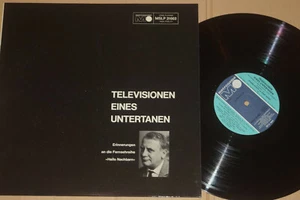 Richard Münch, Renée Franke -Televisionen eines Untertanen- LP near mint - Imagen 1 de 1