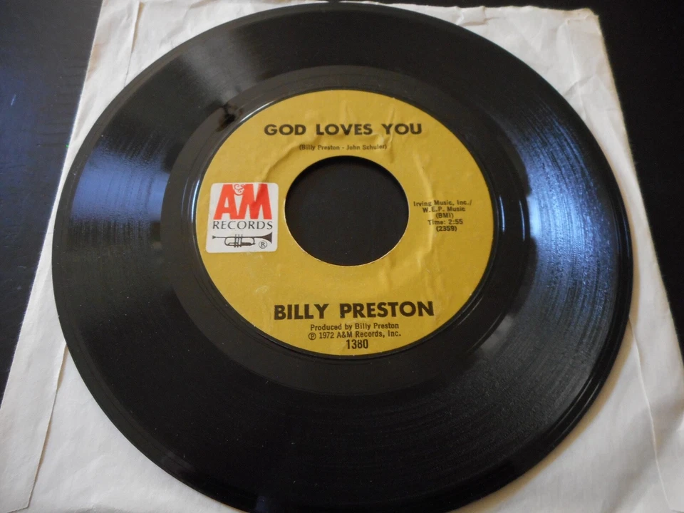 Billy Preston - God Loves You / Slaughter 45 - Image 1 of 1