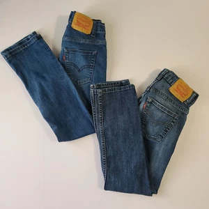 Levi's 511 Jeans Girls Size 10 Reg 25x25 2 Pairs Bundle - Picture 1 of 18