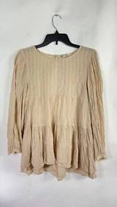 Blusa campesina American Eagle para mujer Top cuello redondo mangas 3/4 espalda abierta talla XS. - Imagen 1 de 8