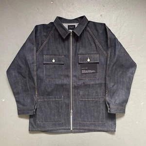 Fear Of God Selvedge Raw Denim Jacket Made In USA Full Zip Size XL NWT? - Picture 1 of 14