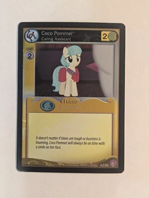Coco Pummel (Caring Assistant) MTG Absolute Discord Fixed Foil LP x1 - MLP Card - Image 1 of 2