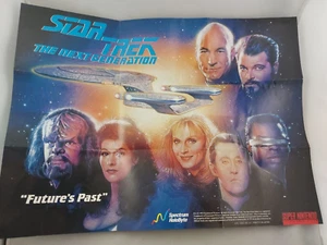 Star Trek Next Generation (Super Nintendo SNES 1994) Poster insert ONLY - Bild 1 von 3