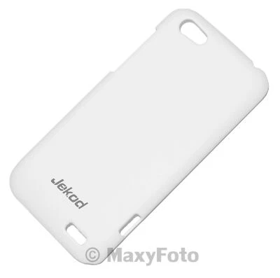 CUSTODIA JEKOD ORIGINALE SUPER COOL CASE COVER RETRO PER HTC ONE V BIANCA WHITE - Immagine 1 di 4