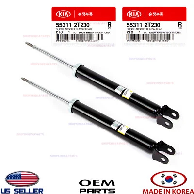 REAR SHOCK ABSORBER ⭐GENUINE⭐ KIA OPTIMA HYUNDAI SONATA 2011-2014 ☆set 2pcs☆ - Image 1 of 4