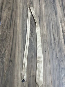 Cravatta uomo IMANI UOMO oro 100% seta touch microfibra - Foto 1 di 10