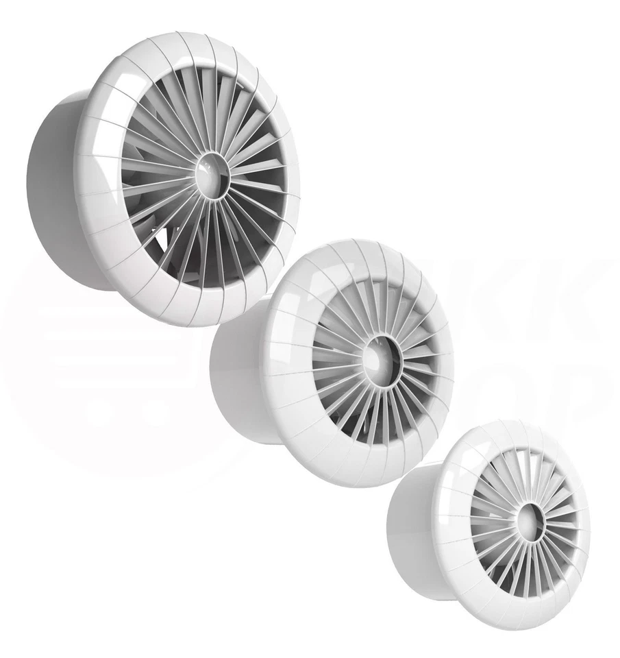 Wand Decken Lüfter Ventilator mit Kugellager für Dauerbetrieb Bad WC leise - Bild 1 von 1