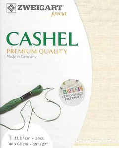 Zweigart Precut Cashel 28 count Soft Cream 3281/99 - Picture 1 of 1