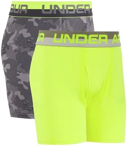 Under Armour Boys' Performance Boxer Briefs Underwear (2 Pack) - Picture 1 of 17