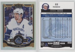 2015-16 O-Pee-Chee Platinum Rainbow Daniel Sedin #22 HOF