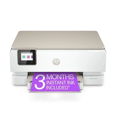 	HP ENVY Inspire 7255e Wireless Color Thermal Inkjet Printer Print scan copy	 - Image 1 of 4
