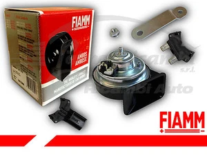 927386 TROMBA CLACSON FIAMM AM80S AM80SX AUTO E VEICOLI COMMERCIALI + STAFFA - Imagen 1 de 1