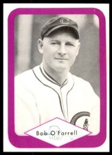 1975 SHERATON GREAT PLAINS GREATS - #29 BOB O'FARRELL CHICAGO CUBS