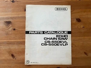 Echo Kioritz Motorsäge CS-550EVL EVLP CS-550EVLP EVL Teilekatalog IPL Handbuch - Bild 1 von 2