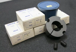 5x Taper-Spannbuchse Taper Bush Type 1610 - 28 Bohrungs-Ø d=28mm Länge L=25,4mm - Bild 1 von 8