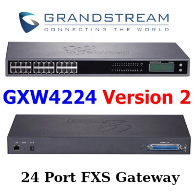 Grandstream GXW4224 V2 24 Port FXS Gateway Gigabit Analog to VoIP New Version - Image 1 of 4