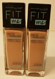 Lot of 2 Maybelline Fit Me Matte + Poreless, 112 Natural Ivory, Normal To Oily - Picture 1 of 3