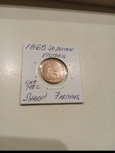 1865 Gr. Britain FARTHING, Hi-grade - Picture 1 of 2