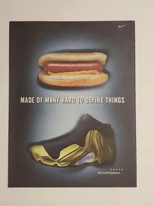 Original 1999 Nike Air Flight Posite Shoes Yellow/Black print ad - Picture 1 of 1