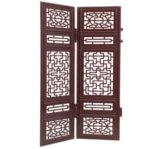 1 Pair of Chineseroom Divider Screen Folding Room Divider Chinese Screen Divider - Picture 1 of 4