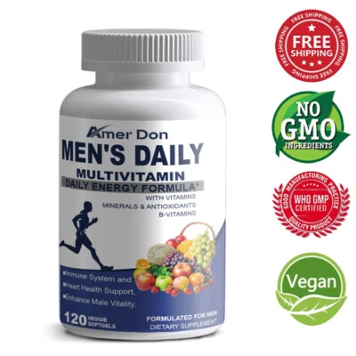 Complexo Multivitamínico e Mineral Masculino, Complexo de Suporte Masculino Misturado 120 Cápsulas - Imagem 1 de 4