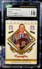 2012 Cooperstown Ryne Sandberg #22, Cooperstown HOF Induction CSG 10 POP 1